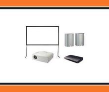 Public Viewing Set S Beamer Leinwand Lautsprecher