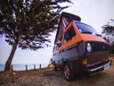 Vermietung Volkswagen Combi T3 Transporter luftgekühlt 2,0 l 6 Plätze 5 Schlafplätze Île d'Oléron - Galerie - Bild 1