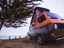 Vermietung Volkswagen Combi T3 Transporter luftgekühlt 2,0 l 6 Plätze 5 Schlafplätze Île d'Oléron - Galerie - Bild 1