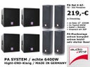 ⚡ PA Anlage, Musikanlage,✅ Qualität: MADE IN GERMANY , Audio Zenit, JBL, QSC, Soundboks, Tontechnik, Funkmikrofone Mieten Verleih