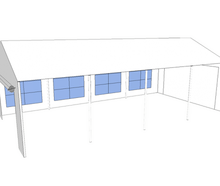 Partyzelt 4 x 8m