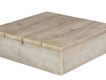 Ecktisch niedrig Wood - Holzmöbel