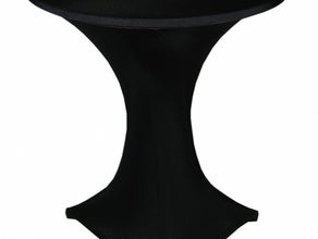 Stehtisch inkl. Husse stretch schwarz