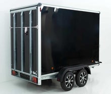 Kofferanhänger Doppelachser mit Rampe 2,0t, Kasten-Anhänger leihen