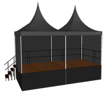 Bühne 6 x 4 m