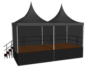 Bühne 6 x 4 m
