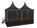 Bühne 6 x 4 m