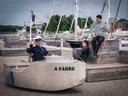 Animation Matrosen mit Schlepper Afähre