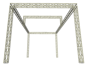 Traversenstand 6 x 9,5 m mit 1m Aufbau mieten