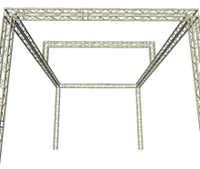 Traversenstand 6 x 9,5 m mit 1m Aufbau mieten
