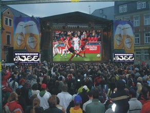 Professionelle LED-Videowand / LED-Screen bis 60m² / nur 10mm Pixelabstand