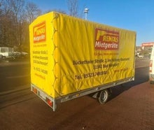 Anhänger mit Plane, zul. GG 1.300 kg, Nutzlast max. 950 kg, Ladefläche 3,00 x 1,80 m