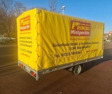 Anhänger mit Plane, zul. GG 1.300 kg, Nutzlast max. 950 kg, Ladefläche 3,00 x 1,80 m