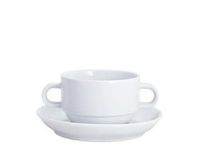 Tasse - Suppentasse mit Untertasse, 0,25l - Kahla - Serie System Plus- inkl. Reinigung