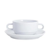 Tasse - Suppentasse mit Untertasse, 0,25l - Kahla - Serie System Plus- inkl. Reinigung