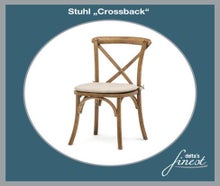 Stuhl Crossback / Stuhl X Back // Holzstuhl // der rustikale Holzstuhl im Vintage-Look