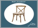 Stuhl Crossback / Stuhl X Back // Holzstuhl // der rustikale Holzstuhl im Vintage-Look