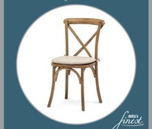 Stuhl Crossback / Stuhl X Back // Holzstuhl // der rustikale Holzstuhl im Vintage-Look