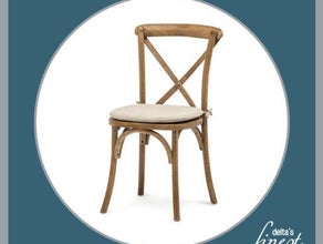 Stuhl Crossback / Stuhl X Back // Holzstuhl // der rustikale Holzstuhl im Vintage-Look