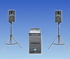 RCF Komplettsystem Aktiv inkl. CD Einspielrack und Sub