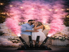 Gender Reveal Set Farbpulver Kanone