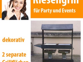 Riesengrill für Party und Event