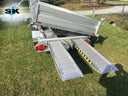 3 Seitenkipper Baumaschinentransporter Anhänger mieten 3500kg inkl Auffahrrampen bis 2800 kg  - Galerie - Bild 1