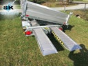 3 Seitenkipper Baumaschinentransporter Anhänger mieten 3500kg inkl Auffahrrampen bis 2800 kg - Galerie - Bild 1