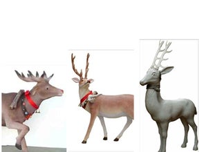 Rentier Figur, Weihnachten, Tier, Nordpol, Weihnachtsmann, Wildtier