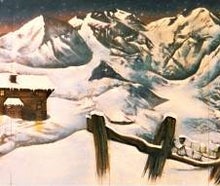 Weihnachten - Kulisse, Schnee, Weihnacht Alpenland, Schneelandschaft, BErge