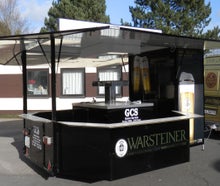 Warsteiner Achteck Bierwagen - Schankwagen mit Kühlzelle, 2-ltg.