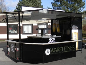 Warsteiner Achteck Bierwagen - Schankwagen mit Kühlzelle, 2-ltg.