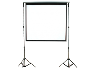 Elektr. Leinwand 3,50 m mieten – Projektionsleinwand, Beamerleinwand, Videoleinwand