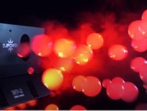 Seifenblasen Nebelmaschine DJ Power WP-2 Pro - mit LED Beleuchtung Seifenblasen - Nebel - Dunst Effektmaschine