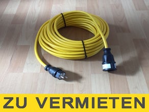 Verlängerungskabel 230V 2,5 mm² Länge 20 Meter
