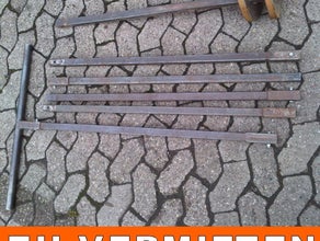 Brunnenbohrer / Handerdbohrer / 17cm Bohrkopf /