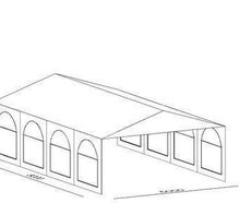 Partyzelt 5 x 8 m (Festzelt)