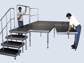 Bühnenelemente mieten: Nivtec flexibel 2 x 1m