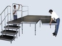 Bühnenelemente mieten: Nivtec flexibel 2 x 1m