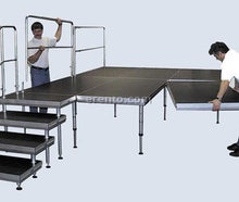 Bühnenelemente mieten: Nivtec flexibel 2 x 1m