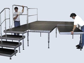 Bühnenelemente mieten: Nivtec flexibel 2 x 1m