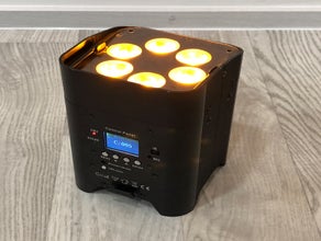 Akku Spot Scheinwerfer 6x18W HCL Floorspot Uplighting LED RGBWAUV