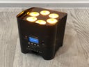 Akku Spot Scheinwerfer 6x18W HCL Floorspot Uplighting LED RGBWAUV