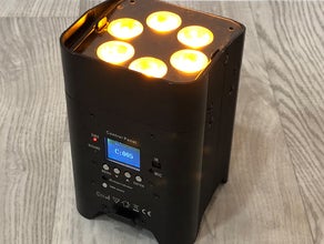 Akku Spot Scheinwerfer 6x18W HCL Floorspot Uplighting LED RGBWAUV