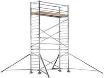 Rollgerüst bis 10,30m Arbeitshöhe = Standhöhe 8,30m