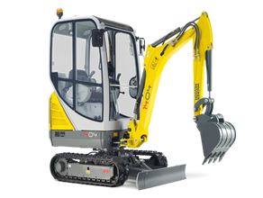 Minibagger mieten Wacker Neuson 1404 inkl. Anhänger und Versicherung