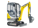 Minibagger mieten Wacker Neuson 1404 inkl. Anhänger und Versicherung