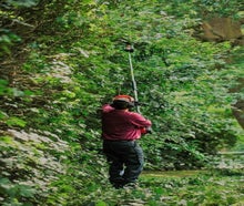Astsäge / Hochentaster, bis 4 m Arbeitshöhe, Akku, 50,4 V