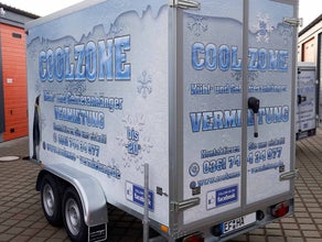 Tiefkühlanhänger, Frostanhänger, mobile Kühlung, Kühlzelle - 20 Grad VERMIETUNG