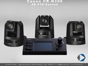 Canon CR-N300 PTZ | Professionelles 4K PTZ - Kamerasystem | NDI - IP Streaming